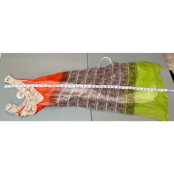 BOEMO Midi Dress Sz Small Multicolor Sleeveless Boho Chic Summer Sundress NWT - Picture 3 of 7